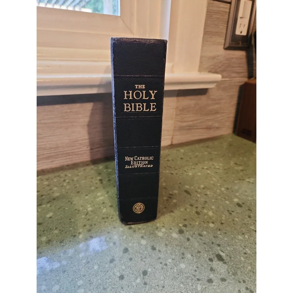 THE HOLY BIBLE New Catholic Edition Illustrated 1962 Hardcover New And Old